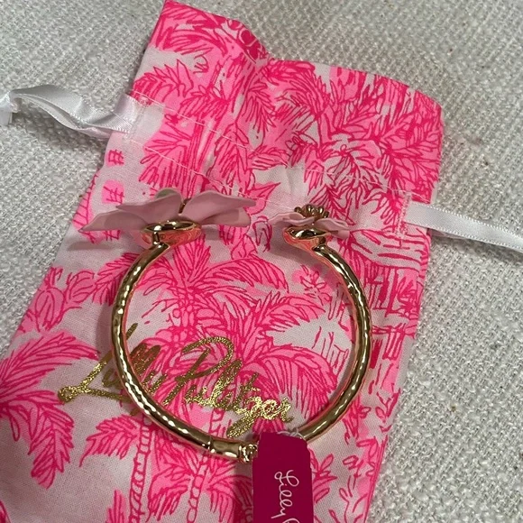 Lilly Pulitzer Pearl Orchid Bracelet New - Picture 5 of 6
